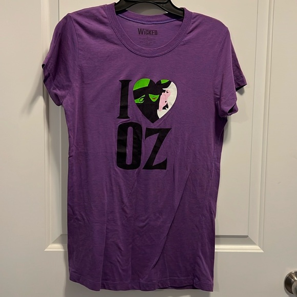wicked Tops - I 💜 oz wicked musical play shirt fitted JUNIORS